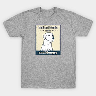 Intelligent Friendly Lovable and Hungry Labrador T-Shirt